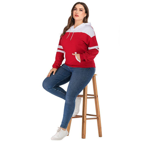 Fall/winter Large Size Women's Hooded